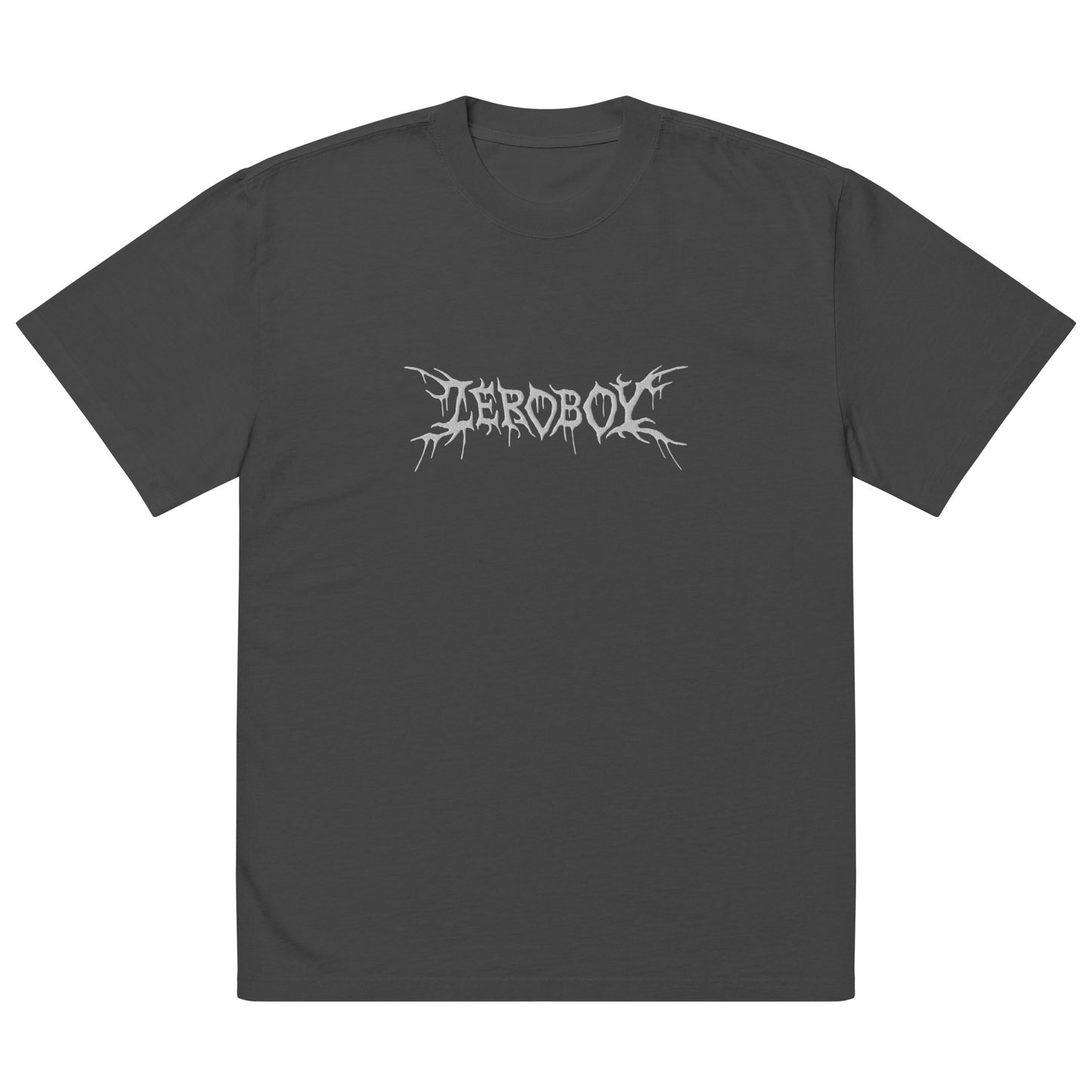 Metal - Owl Vision "ZEROBOY" Oversized Faded T-shirt